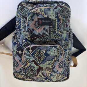 Tribal Heritage Backpack – Deep Indigo Tribal Geo