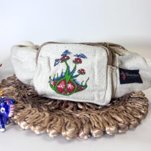 art print waist pouch – floral