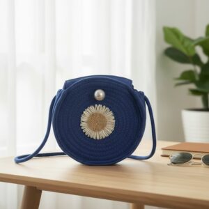 round daisy sling –blue