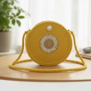 round daisy sling – yellow